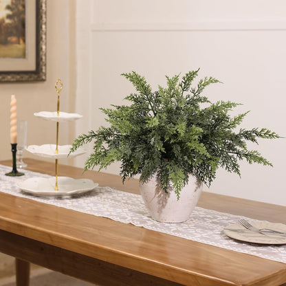 Artificial Christmas Cedar Branch🌲 Perfect Indoor & Outdoor Christmas Decorations 🕯️