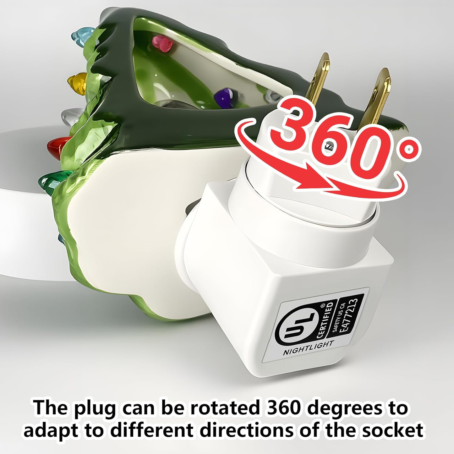 Ceramic Christmas Tree Night Light 🎄💡