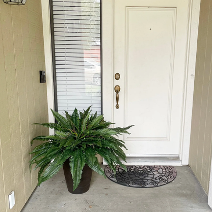 Last Day 75% OFF🔥 Artificial Boston Fern 🌳 UV Resistant, Lifelike Greenery 🌴