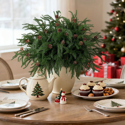 Artificial Christmas Cedar Branch🌲 Perfect Indoor & Outdoor Christmas Decorations 🕯️