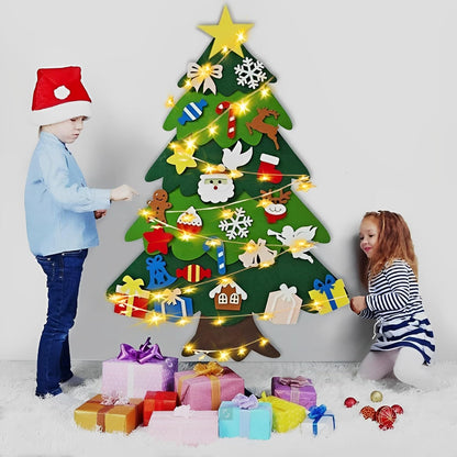 Kids DIY Felt Christmas Tree 🎄⭐️