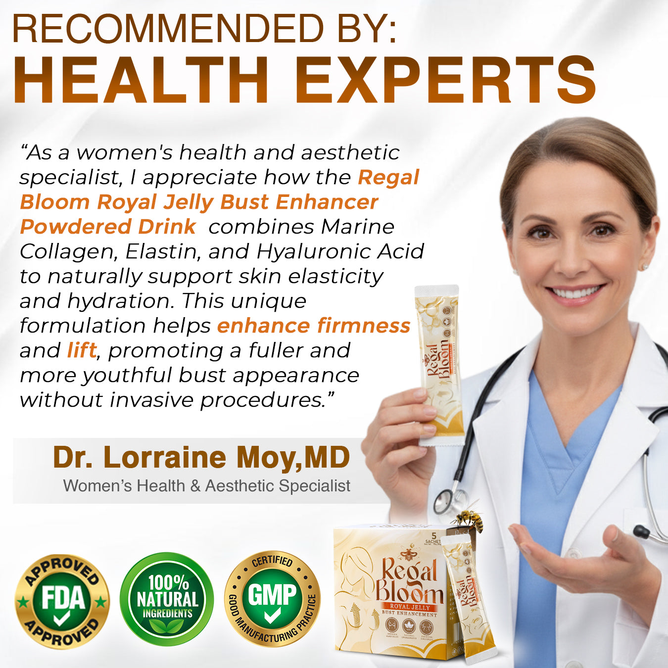 𝙂𝙁𝙊𝙐𝙆® Regal Bloom Royal Jelly Bust Enhancement Drink