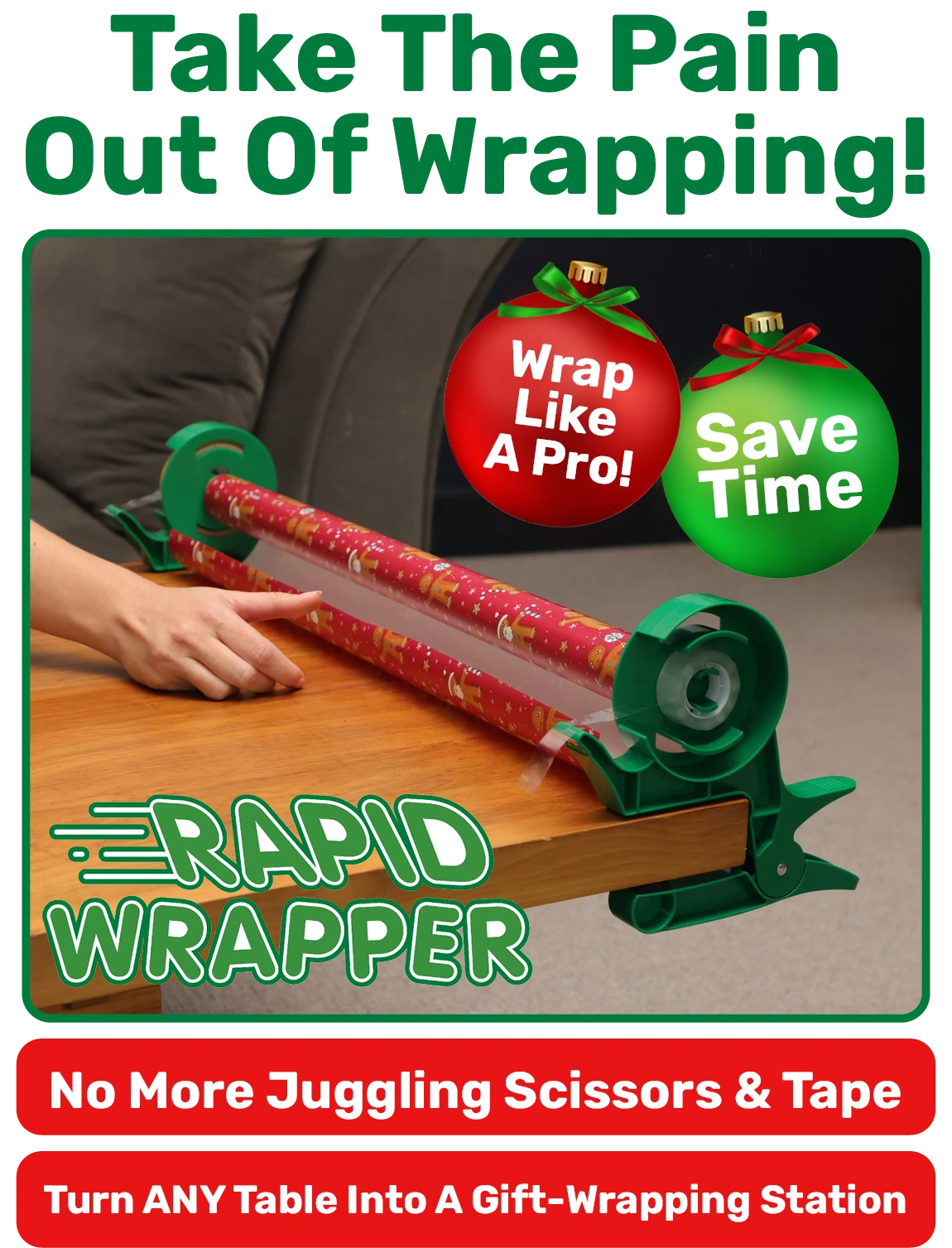 🎁 Remifa® WrapMaster Pro Rapid Wrapper 🎄